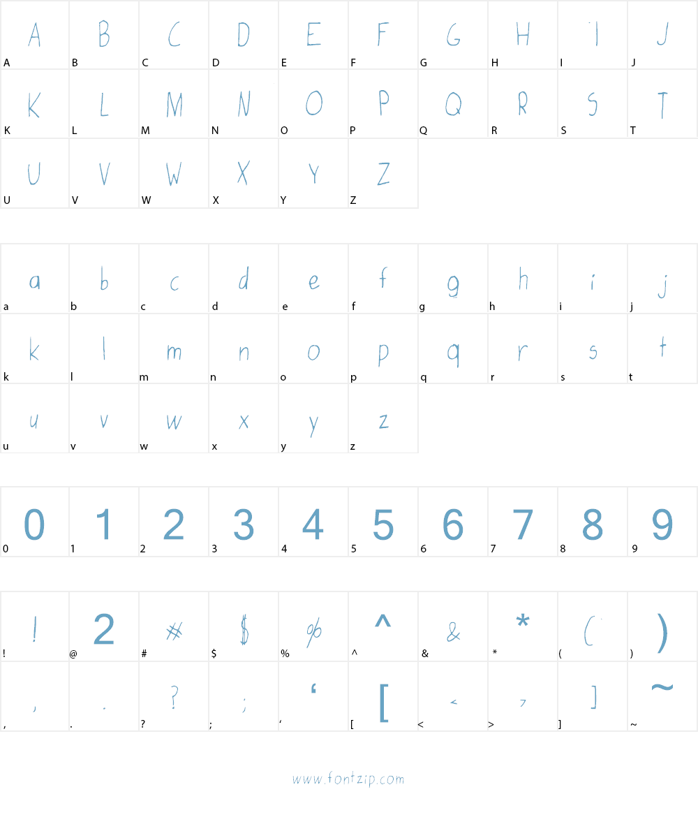 Vanilla_Ice-Cream Font Character